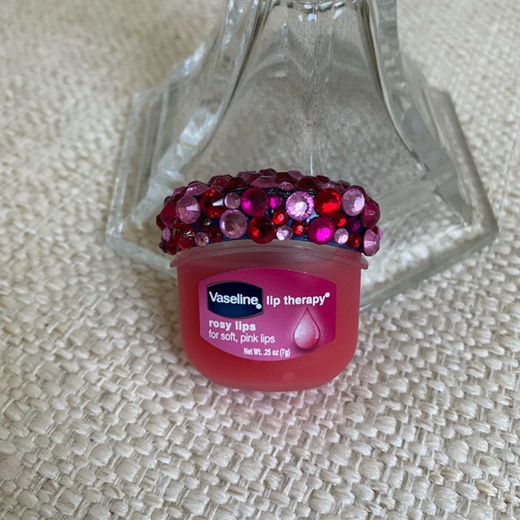 Bling Bedazzle Jewl Vaseline Lip Balm |Rosy Lips | 0.25 oz - Picture 5 of 9